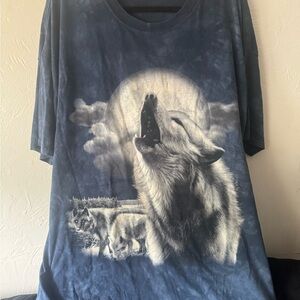 The Mountain Blue Wolf Tee